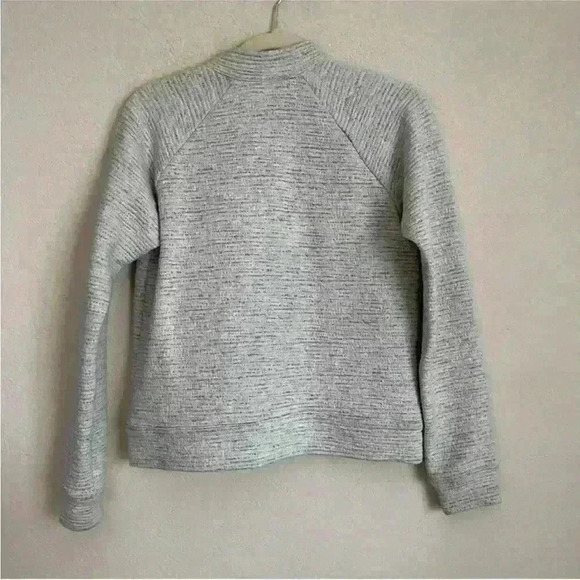 Club Monaco Gray Zip front jacket Sz S EUC - Picture 3 of 4